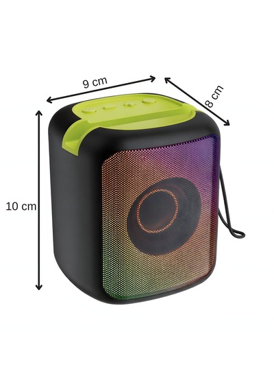 Mini Taşınabilir Bluetooth Hoparlör Rgb Işıklı Kablosuz Speaker Usb Tf Kart Tws Destekli Güçlü Ses