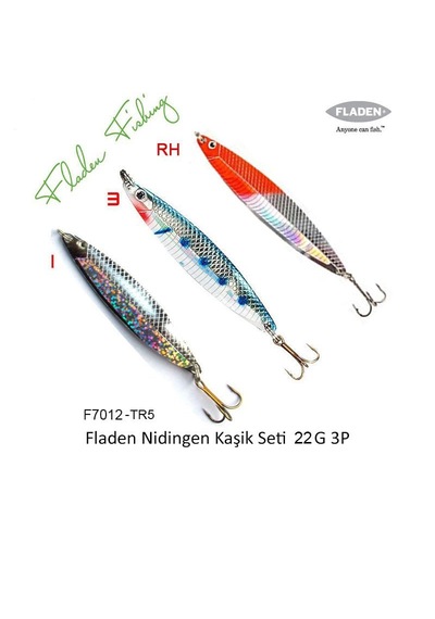 Fladen Nidingen 22gr Tr5 3 Adet Kaşık Seti