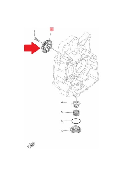 Yamaha Nmax 125 / 155 Or.  Yağ Pompası 2Dp-E3300-00