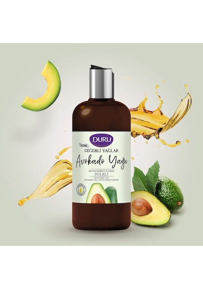 Duru Değerli Yağlar Avokado Yağı Nemlendirici İçeren Duş Jeli 500 ML