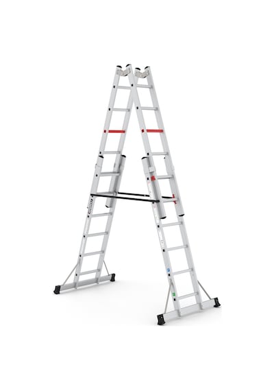Çağsan TA002 2x6 Basamaklı Doublex A Tipi Çift Taraflı Sürgülü Merdiven