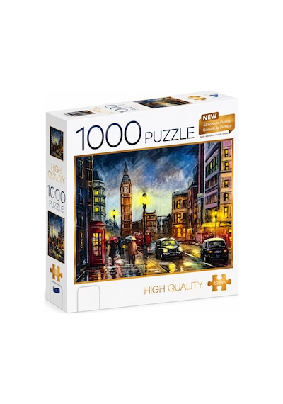 1000 Parça Londra Puzzle 48 X 68 Cm Yüksek Baskı Kaliteli Eğlenceli Puzzle
