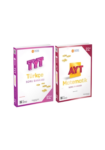 Üç Dört Beş Tyt Türkçe Ve Ayt Matematik Soru Bankası 2 Kitap Set