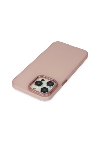 Ilkeshop Newface iPhone Uyumlu 13 Pro Max Kılıf Modos Metal Kapak - Pembe