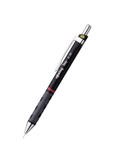 0.3 / 3.5 Mm Tikky Uçlu Kalem Siyah Renk 1 Adet Siyah Versatil Kalem 0,3 Mm Mekanik Uçlu Kal