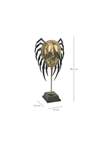 Steampunk Serisi Kaideli At Nalı Yengeçi Horseshoe Crab Biblo