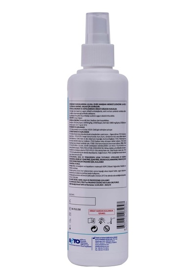 Actohand Etoh 250 Ml El Ve Cilt Antiseptiği /%80 Etanol V/v İçerikli Hızlı Etkili Dezenfektan / Zararlı Mi