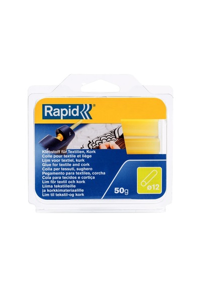 Rapid 40107353 Tekstil için Mum Silikon Çubuk 12 MM 6 Adet