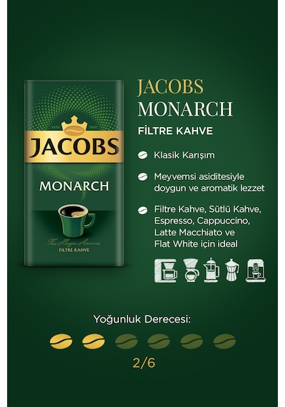 Jacobs Monarch Filtre Kahve 2.si %50 Bedava 2 x 500 G