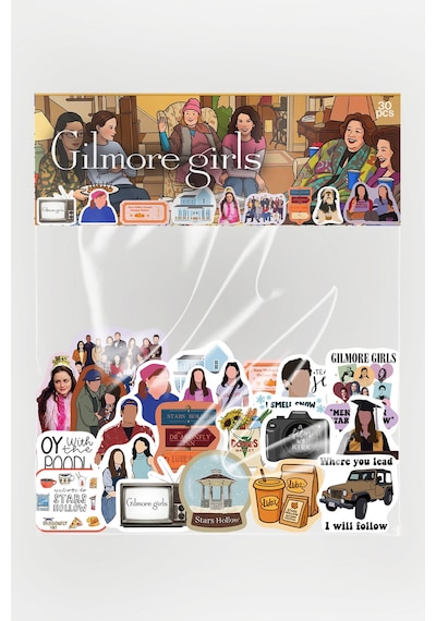 Gilmore Girls 30 Parça Sticker Paketi Suya Dayanıklı Laptop Termos Telefon Etiket Seti