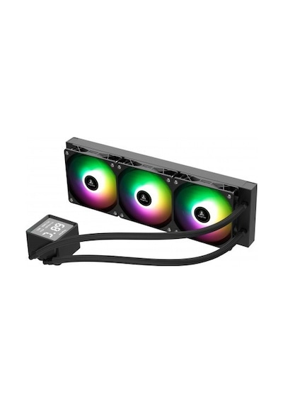 Segotep Beaced 360 Argb Siyah Sıvı İşlemci Soğutucusu Am5 Ve Lga1700 Uyumlu