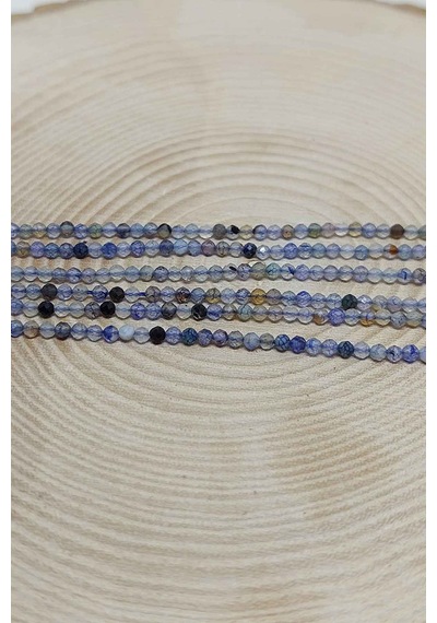 Yasamtohumu Akik Taşı Yarım Dizi 2 MM 36265 17  CM Çok Renkli