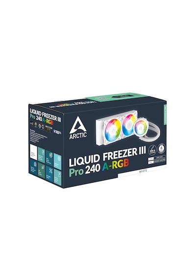 Arctic Liquid Freezer Iıı - 240 Intel / Amd Uyumlu, 240mm Radyatörlü, 2x12cm P12 Pwm Fanlı, Sıvı İşlemci Soğutucu Ar-acfre00186a Diğer