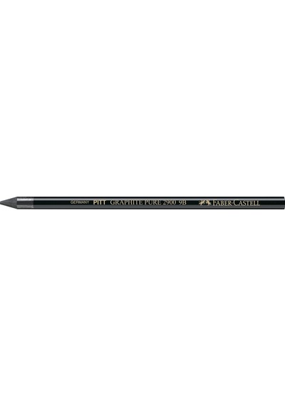 Pitt Monochrome Grafit Kurşun Kalem, 9b, Yumuşak Doku, Geniş Alan Gölgelendirme, Açılabilir Yapı, Profesyonel Çizim İçin Uygun Siyah