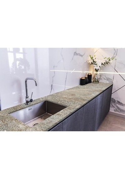 Üstü Kaplama Folyosu Mutfak Tezgahı Kaplama Doğal Mermer Granit 70 Cm X 5 Metre Çok Renkli