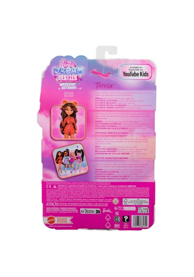 Barbie Dream Besties Hafta Sonu Tatili Teresa Bebek Ve Aksesuarla