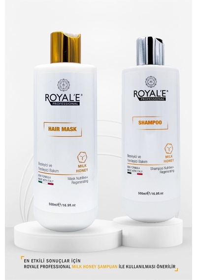 Royale Professional Milk Honey Besleyici ve Yenileyici Saç Maskesi 500 ML