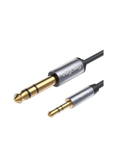 3.5mm To 6.35mm Trs Enstrüman Amfi Aux Ses Kablosu