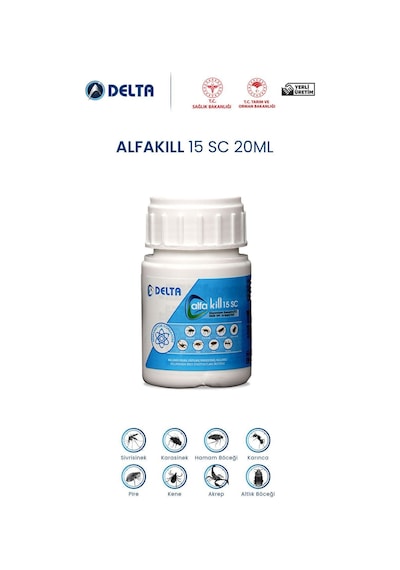 Alfakill 15 Sc 20 Ml Konsantre Haşere - Pire, Kene, Akrep, Hamam, Sivrisinek, Karasinek