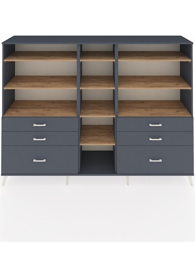 Hyperion Dolap 10 Raflı 6 Çekmeceli 220x44x163 Antrasit-çam/antr Antrasit-çam/antrasit Hyperion Dolap 10 Raflı 6 Çekmeceli 220x44x163 Antrasit-çam/antr Antrasit-çam/antrasit