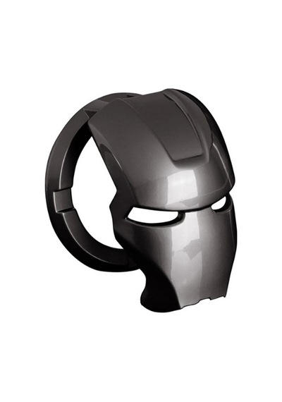 Start Stop Çerçevesi Koruyucu Kapak Metal Iron Man Siyah