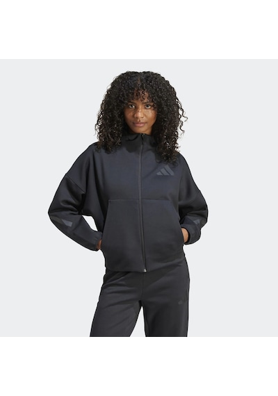 Black Adidas Kadın Kapşonlu Eşofman Üstü W Z.n.e. Fz Je7848 001