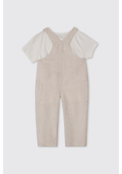 Panço Erkek Bebek Bej 2'li Takım Krem 2611BB17010