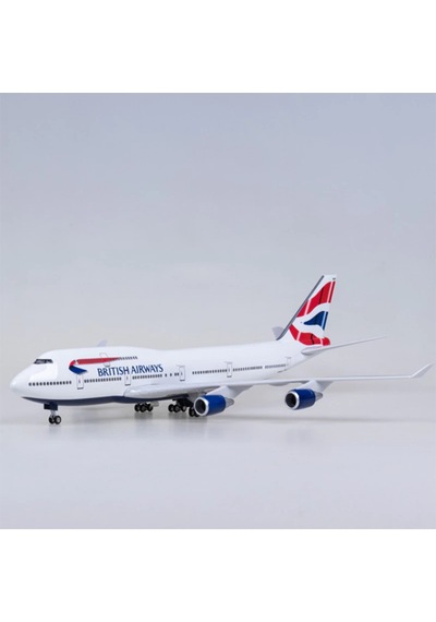 British Airways B747 Yolcu Uçağı Model Uçak 1/80 Ölçek 47cm