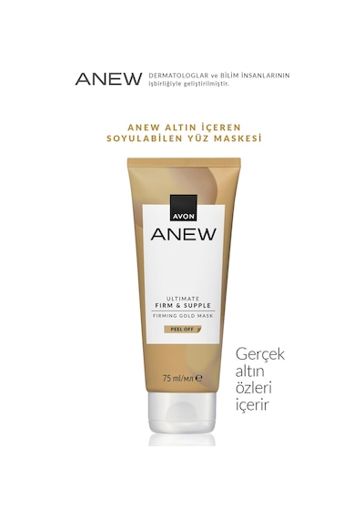 Anew Altın İçeren Cilt Tazeleyici Gece Kremi Ve Soyulabilen Yüz Maskesi Paketi