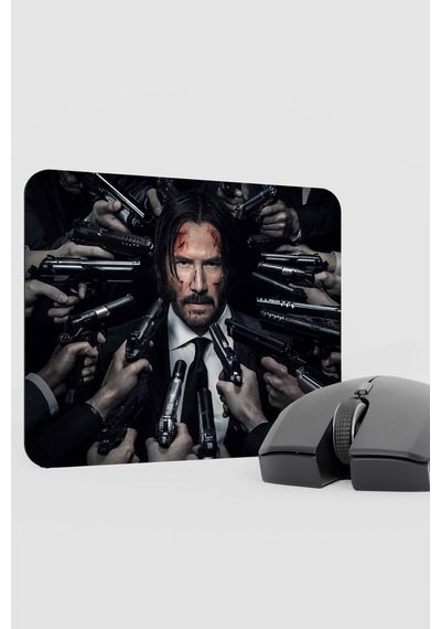 John Wick V2 22x18 Gaming Kauçuk Kaymaz Taban Mouse Pad Fare Altlığı