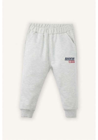 Defacto Slogan Baskılı Sweatshirt Kumaşı 2'li Takım Erkek Bebek G6294A526SP