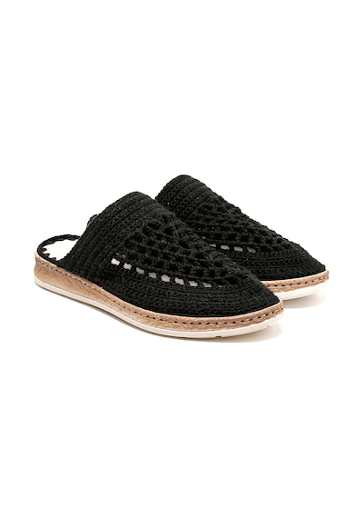 Terlik Kadın Bbs Jmy John May Knitwear Slippers Black Siyah
