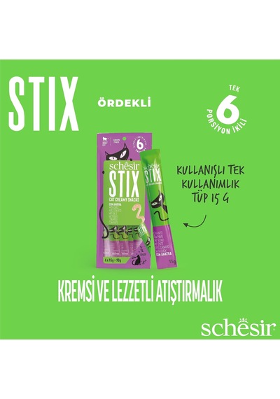 Stix Ördekli Krem Ödül Maması 12x6x15g