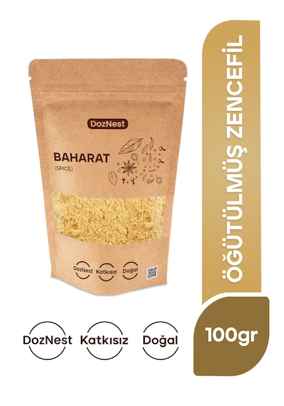 Doznest Öğütülmüş Zencefil 100 Gr