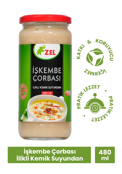 İşkembe Çorbası İlikli Kemik Suyundan 480 Ml 3 Adet