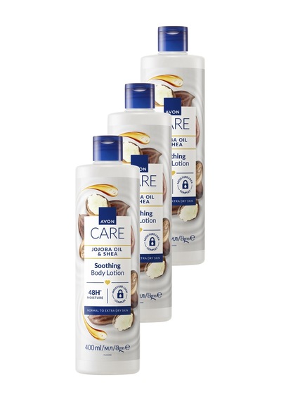 Avon Care Jojoba Yağı Ve Shea İçeren Vücut Losyonu 400ml Üçlü Paket