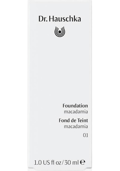 Dr Hauschka Foundation, 30 Ml Doğal Likit Fondöten, Vegan 01 Macadamia