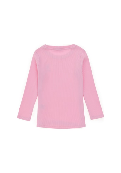 U.S. Polo Assn. Kız Çocuk Pembe Bisiklet Yaka Sweatshirt 50298174-VR041