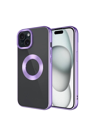 Apple iPhone Uyumlu 15 Kılıf Kamera Lens Korumalı Logo Gösteren İnce Hafif Pazarplus Titanyum
