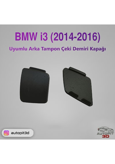 Bmw İ3 2014-2016 Uyumlu Arka Tampon Çeki Demiri Kapağı