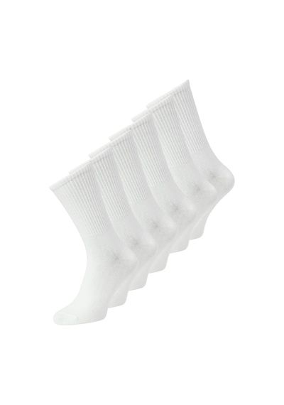 Jack&jones Jacnolan Solıd Tennıs Socks 6 Pack Beyaz