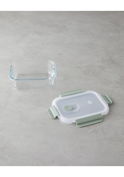 English Home Mila Borosilikat Saklama Kabı 640 Ml Yeşil Yeşil