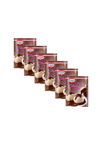 Dr. Oetker Bitter Çikolatalı Sos 122 Gr X 6 Adet