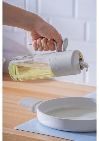 Acar Harlow Çift Fonksiyonlu Cam Yağdanlık - 550 Ml