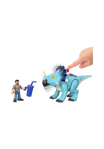 Imaginext Jurassic World Dinozor Araçlar Pachyrhinosaurus & Lower