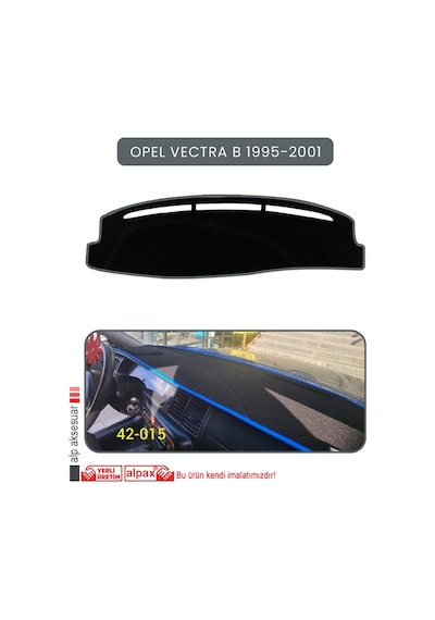 Opel Vectra B 1995-2001 Torpido Koruma Halısı Gri Kenar