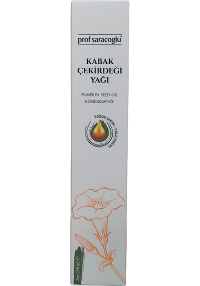 Prof Saracoglu Soğuk Sıkım Kabak Çekirdeği Yağı 250 ML