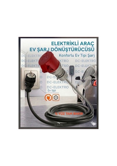 Araç Şarj Cihazı Dönüştürücü 3x4mm 1 Metre Hes Veya Öznur Kablolu Uzatma Seyyar Monofaze Den Trifaze Dönüştürücü - 888631624 Araç Şarj Cihazı Dönüştürücü 3x4mm 1 Metre Hes Veya Öznur Kablolu Uzatma Seyyar Monofaze Den Trifaze Dönüştürücü - 888631624