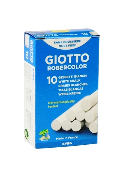 Giotto Robercolor Beyaz Tebeşir 10 Adet