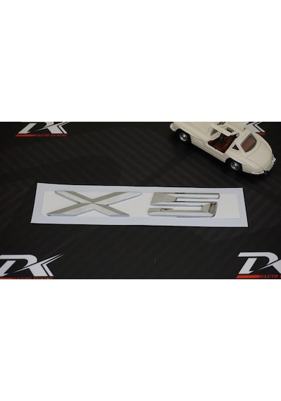 Bmw x5 Bagaj Krom Metal 3M 3D Yazı Logo